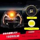 Motocicleta LED Chip Bi Laser Headlight Bulbs, linternas de rayo láser 5500K