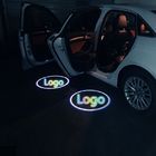 luces inalámbricas de la recepción de la puerta de coche 2Pcs, luces del proyector de 3W para las puertas de coche