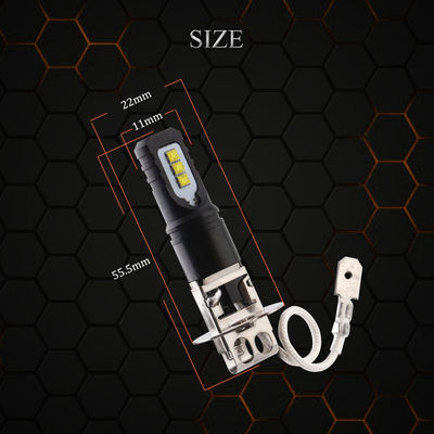 Bombillas de niebla de H1 H3 2525 6SMD 600lm Nonpolarity LED