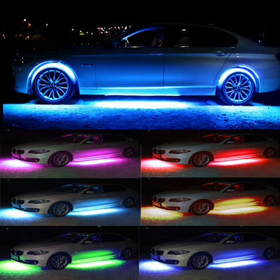 luces de la parte de abajo de 4pcs LED para los coches