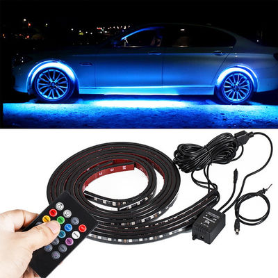 luces de la parte de abajo de 4pcs LED para los coches