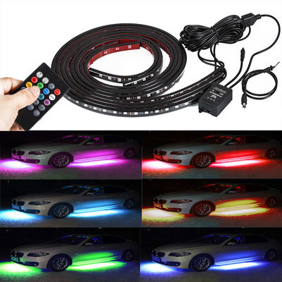 luces de la parte de abajo de 4pcs LED para los coches
