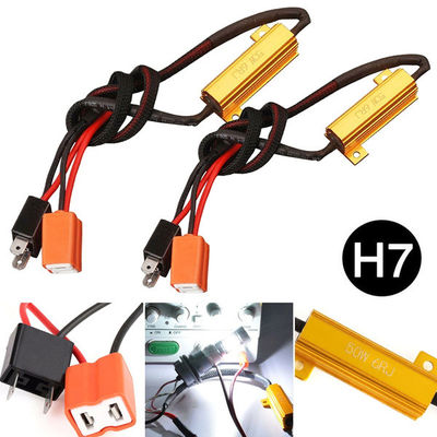 Decodificador de la linterna de H7 50W LED, decodificador de 2PCS H7 LED Canbus