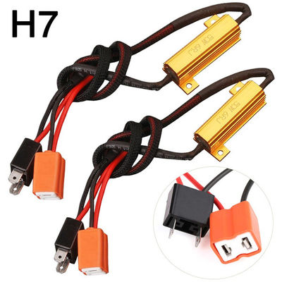 Decodificador de la linterna de H7 50W LED, decodificador de 2PCS H7 LED Canbus