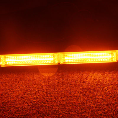 Barra de luz ambarina de destello auto de la MAZORCA 72W LED, 3960LM sola barra de luz de la fila LED