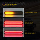 2835 100SMD Amber Truck Tail Lights roja, luces impermeables del remolque 400lm