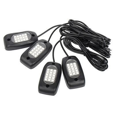 luces campo a través de Underglow del coche 12V 4x4, 4PCS LED Underglow para los camiones