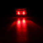 luz de marcador lateral automotriz del remolque de 12V 2pcs, iluminación del vehículo de la emergencia 80lm