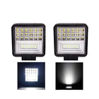 Luces cuadradas difundidas del trabajo de la prenda impermeable LED, luces del trabajo del camión de 126w LED