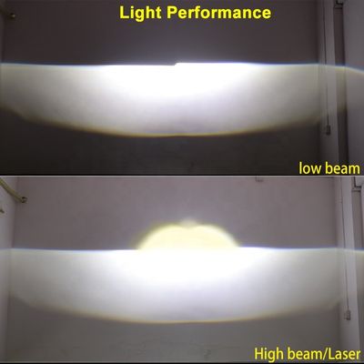 color dual de la linterna de la lente de la pulgada LED de 55W 6000k Sanvi 3