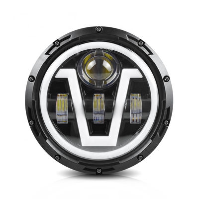 7 la niebla del halo de la pulgada 6500K 85W enciende poder más elevado auto