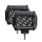 4 lente dual de las barras de luces del trabajo de la fila 30W 6500K Off Road LED de la pulgada 4D para el jeep del camión