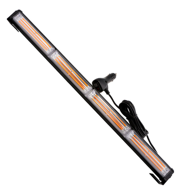 Barra de luz ambarina de destello auto de la MAZORCA 72W LED, 3960LM sola barra de luz de la fila LED