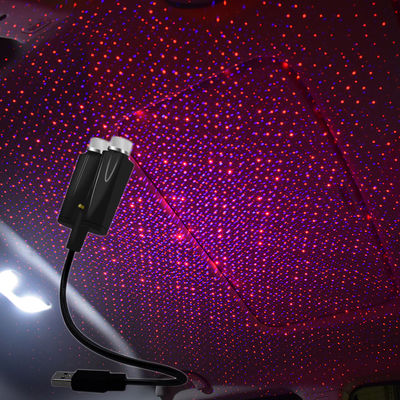 Lámpara ambiente bicolor de la atmósfera del tejado de la noche del cielo de las luces del coche USB